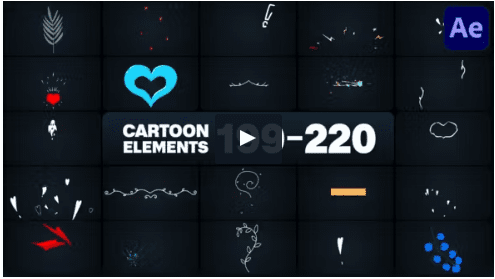 [videohive] Cartoon Elements for After Effects